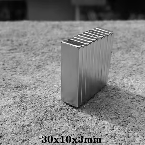 30x10x3 mm Powerful Block Magnet 30mm10mmx3mm For Home Refrigerators, Offices DIY 30x10x3mm Magnetic