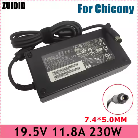 Original 230W 19.5V 11.8A Laptop AC Adapter Charger For MSI GL75 GE75 GE63VR GE73VR GT72VR GT72S 6QE