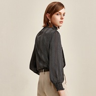 [79 Yuan New Product] Polka Dot Chiffon Shirt Women Autumn Long Sleeve 2020 New Style Slim-fit Slimm