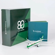 NG39129 B-LRJ 1: 400 Cathay Pacific Airlines A350-900 80th Anniversary Coating Alloy Finished Produc