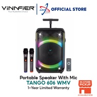 VINNFIER TANGO 606 WMV WIRELESS BLUETOOTH PORTABLE SPEAKER WITH MIC