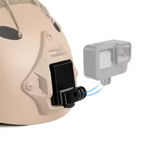 Aluminum NVG Tactical Helmet Mount for GoPro Hero 13 12 11 10 9 8 SJCAM SJ4000 AKASO insta360 DJI Os