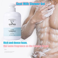 Goat milk shower gel body wash body whitening bath and body works nicotinamide deep cleaning skin 沐浴露 800ml