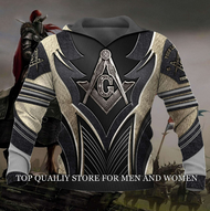 3D HOODIE-  XZX180305   Freemason Masonic Lodge Freemasonry All Over Print Hoodie 13