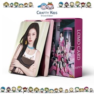 55pcs BabyMonster《DRIP》Pink Group LOMO Cards Set Collection Kpop Ruka Pharita Asa Rami Rora Chiquita