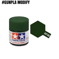 TAMIYA XF24 XF25 XF26 สีสูตรอะคริลิค ชนิดสีด้าน Acrylic 10 ml