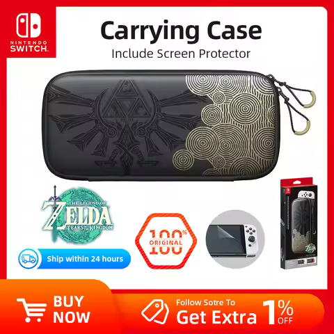 Nintendo Switch OLED The Legend of Zelda: Tears of the Kingdom Include Screen Protector Console Port