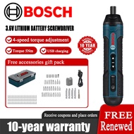 Bosh Mini Cordless Screwdriver Set 106 Pieces USB Cordless Drill Cordless Power pemutar skru Set pem