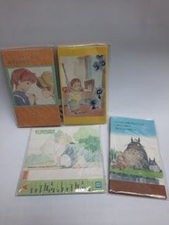 宮崎駿 龍貓 天空之城 Totoro Pazu & Sheeta cassette index card envelope