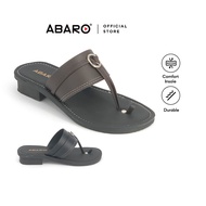 [Online Exclusive] ABARO Men Capal Slippers CAP71C1 TROPIX  PU Leather With Comfort Selipar Lelaki/K