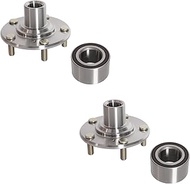 Front Wheel Hub Bearing Assembly(Set of 2) Fit for Honda Civic DX EX LX HF Hybrid 1.8L 1.5L 2012-201