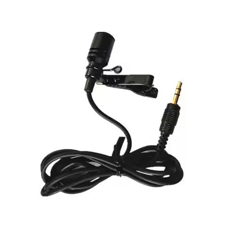 Mini Microphone Mic Portable Microphone Clip on Lapel Lavalier Condenser for Speech Teaching Stage S