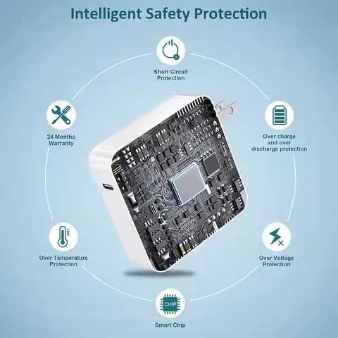 61W Mac Book USB C Laptop Charger For Macbook Air A2337 Macbook Pro A2338 A1706 A1708 M1 M2 Smart Ch