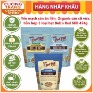 Instant rolled oats, medium sized Organic rolled, mixed with 5 types of Bob's Red Mill grains 454g