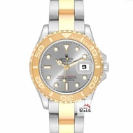 【大眾名錶】ROLEX 勞力士69623 Yacht-Master 遊艇名仕 半金小遊艇 灰色面盤 錶徑29mm 自動上鍊 大眾名錶B1279