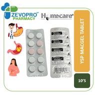 YSP Homecare Macgel Tablet 10's tablets [EXP 07/2025]