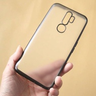 YKCS 0418 oppo a92020 a52020 soft case silicone jelly fuze line TPU list chrome doff matte casing hp