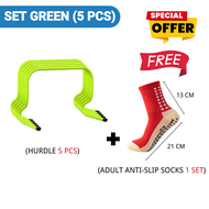 5 PCS football training hurdles set hurdle track and field training equipment hurdle 15/23/30CM bola