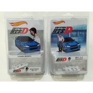 Blister Hot wheels Custom Initial D Subaru Impreza (without diecast)