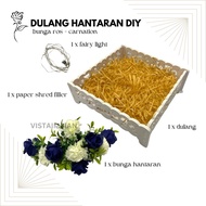 Dulang Hantaran Diy Bajet | Hantaran Tunang | Gubahan Bunga Dulang Kawin | Flower Artificial