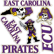 East Carolina University Pirates ECU Stickers Vinyl Decals Laptop Water Bottle Car Scrapbook11.5x9 T
