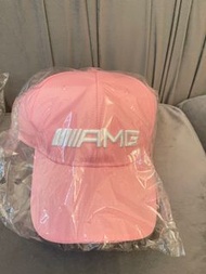 賓士原廠棒球帽全新白色粉色各一