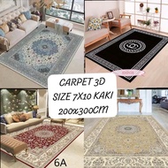 CARPET VALVET 3D Printing size only 200x300 cm(,6XL) Redy Stock