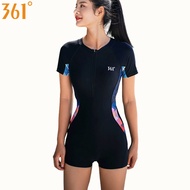361 Women Rashguard Swimsuit Athletic Chlorine Resistant One-Piece Swim Wear Surfing Sports Girls Sw