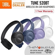 JBL Tune 520BT Wireless Bluetooth On Ear Headphones Pure Bass Earphones 12 Months Local Warranty