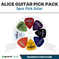 ALICE GUITAR PICK PACK 5PCS - ALICE BASS GUITAR PICK