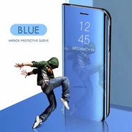 Luxury Smart Mirror Flip Leather Cover For Xiaomi Poco C75 Case for Xiaomi Redmi 14C Poco C75 Magnet