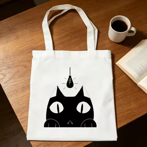 Omori tote bag shopper shopping totebag reusable torba na zakupy femme