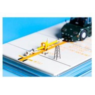 JC Wings 1:200飛機牽引車 日本自衛隊 塑料抱輪車 地勤 帶透明盒