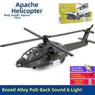TIYADUO | Realistic Apache Helicopter Alloy Model Toys