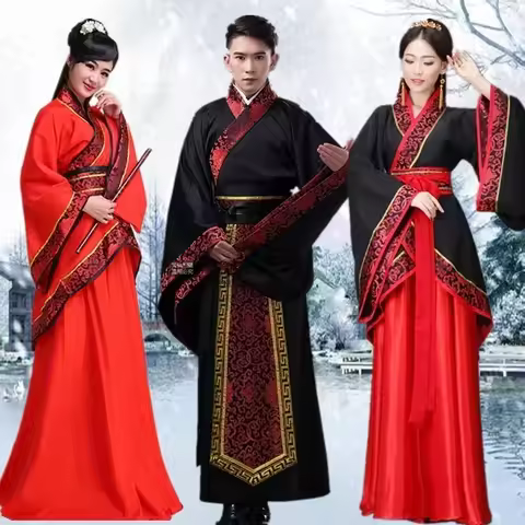 Hanfu National Chinese Dance Costume Men Ancient Cosplay Traditional Chinese Clothing for Women Hanf