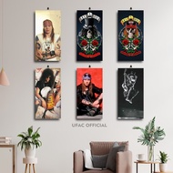 LARGE ROOM POSTER AXL ROSE BAND GUNS N ROSES 15X30 | UFAC OFFICIAL| CHEAP ROOM DISPLAY ANGGOTA BAND 