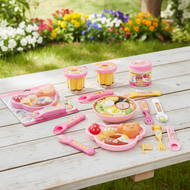 Kids Bear Kitchen Toy Set – Simulation Feeding Pudding Early Education Playset  Set Mainan Dapur Ber