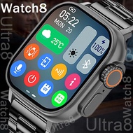 ZZOOI New Men Smart Watch Ultra Series 8 NFC Smartwatch Men Women Bluetooth Calls Wireless Charging Fitness Watches for Apple Watch 8