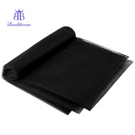 1set 5Yards Nylon Fabric for Garment Accessories Black 1600mm 5yards/set