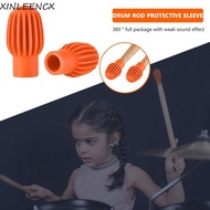 XINLEENCX Drum Stick Practice Tip 2/4Pcs Drum Accessories Percussion Instruments Silicone Sleeves Si