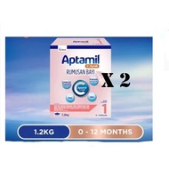 Aptamil C-SynB Tailored Nutrition Milk Formula 0-12 months (1.2kgX 2 ) (Susu, Milk Powder ********* 