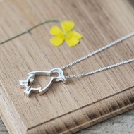 企鵝長項鍊銀925