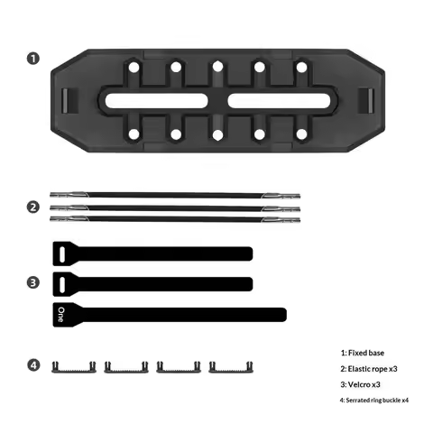 And Mountain Bike Storage Box Energy Bar Elastic Buckle Cycling Accessories Bicycle Energy Gel Holde