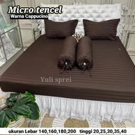 KATUN Pillow Frame Micro Dacron CAPPUCINO, The Corner Of The Bed Sheet Already Has A ANTI-Slide Rubber And A Bolster Cover Strap From The Fabric, QUEEN KING SIZE And JUMBO KING SIZE Cotton