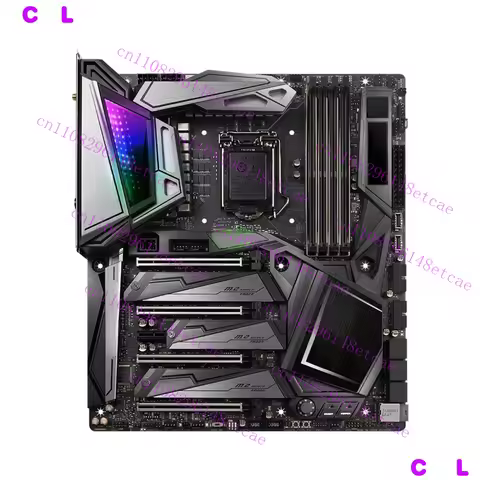 USED FOR MSI/MEG Z390 for GODLIKE Motherboard For Intel Z390 LGA 1151 DDR4 M.2 E-ATX USB 3.1