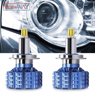 BraveWay Low Beam Bi LED Lens H1 H3 H7 LED H11 HB3/9005 HB4/9006 LED Headlight Canbus Car Bulbs for 
