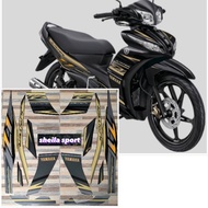 Striping Jupiter Z1 sticker lis les Yamaha Jupiter Z1 black gold 2016