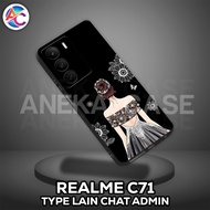 AC51-Case REALME C71-Girl's Motif-Softcase REALME C71-Casing REALME C71-Silicone REALME C71