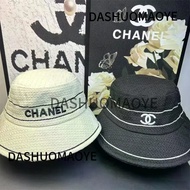 7B5K1 CHANEL265 New Style Casual Letter Hat Fashion Autumn Embroidered Bucket Hat Sun Hat Korean Ver