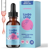JoySpring LingoLeap – Contains zeolite Clinoptilolite、Methyl B12and Vitamins D3Liquid formula for ch